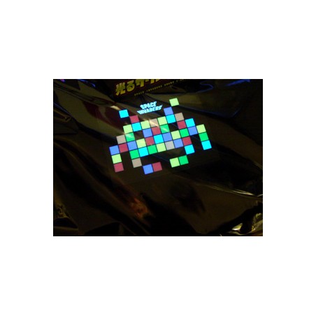 T-shirt - Space Invaders - Classic (son et lumière) Taille unique - U Unisexe 