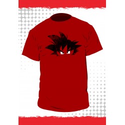T-shirt Dragon Ball - Goku - Fond Rouge - M Homme 
