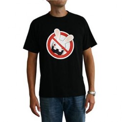 T-shirt Lapins Crétins - Interdit Lapin - XXL Homme 