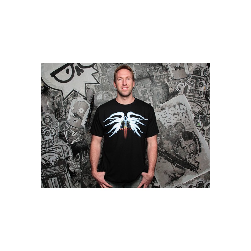 T-Shirt Blizzard - Tyrael Black - Diablo - M Homme 
