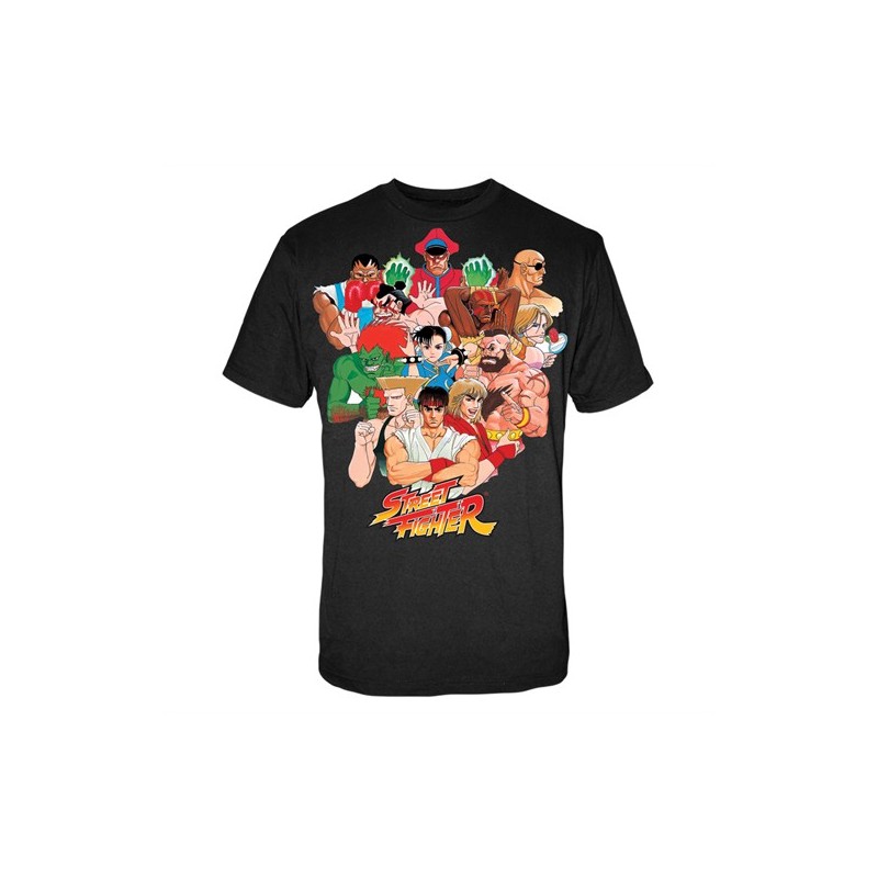 T-shirt - Street Fighter - Character Mens - M Homme 