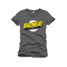 T-shirt - The Big Bang Theory - Bazinga - Noir - S Homme 