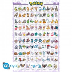 Poster - Sinnoh Pokedex FR...
