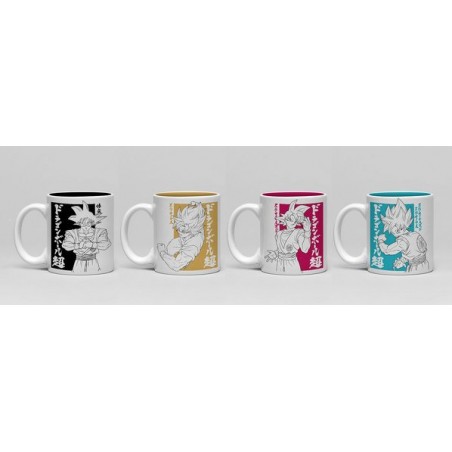 Set de 4 - Mini Mug - Dragon Ball Super - Goku