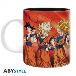 Mug (int. noir) - Dragon Ball Super - Transformations Goku - Subli