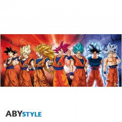 Mug (int. noir) - Dragon Ball Super - Transformations Goku - Subli