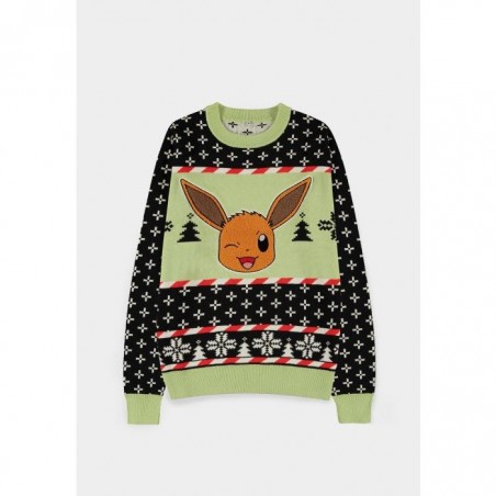 Pull de Noël - Pokemon - Evoli - XXL Unisexe 