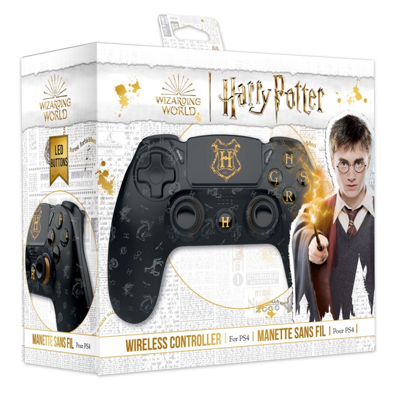 Manette Sans Fil - PS4 - Noir - Harry Potter 