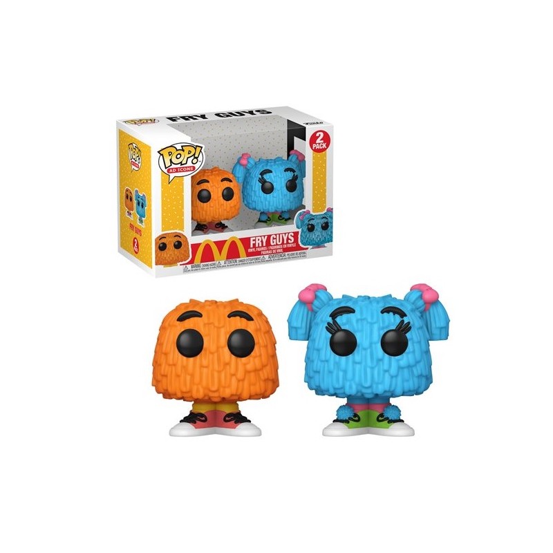 Pack de 2 - Orange et Blue Pigtails - McDonald's - POP Icone - Exclusive