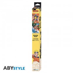Set 2 Chibi Poster - Equipe 7 - Naruto