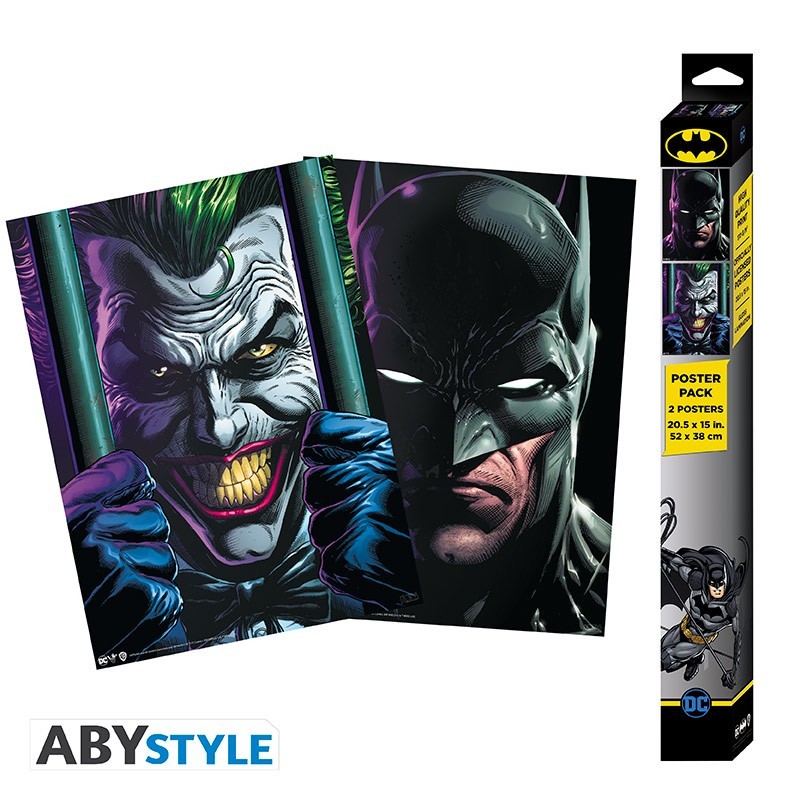 Set 2 Chibi Poster - Batman et Joker - Batman