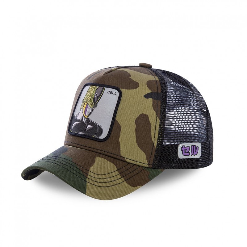 Casquette Trucker - Cell Perfect Form (Army) - Dragon Ball Z - U Unisexe 