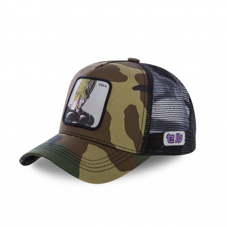 Casquette Trucker - Cell Perfect Form (Army) - Dragon Ball Z - U Unisexe 