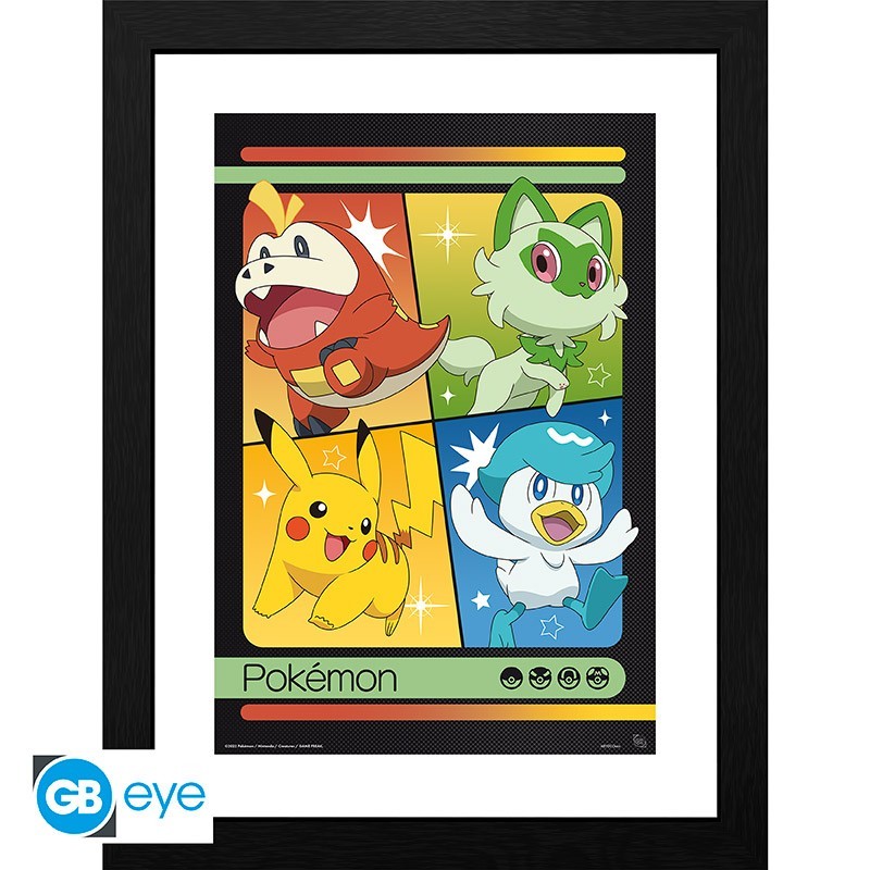 Cadre - Starters Écarlate et Violet - Pokemon