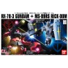 High Grade - RX-78-3 + Char's Rick Dom set - Gundam