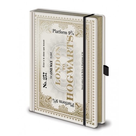 Carnet de Notes - Ticket Poudlard Expresse - Harry Potter