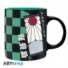 Gift Pack Demon Slayer - Mug à thé + Cahier + Porte-clef "Tanjiro"
