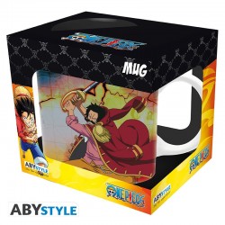 Mug - Gold Roger et Barbe Blanche (Noir) - One Piece - Subli