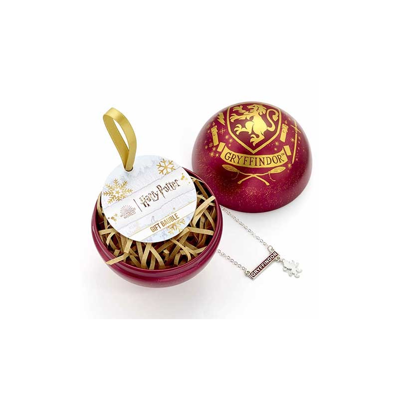 Boule de Noël + Collier - Harry Potter - Gryffondor