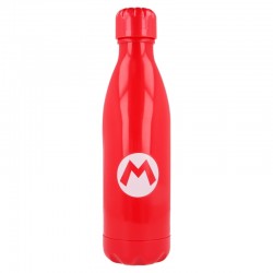 Bouteille en Plastique - Logo (Rouge) - Super Mario