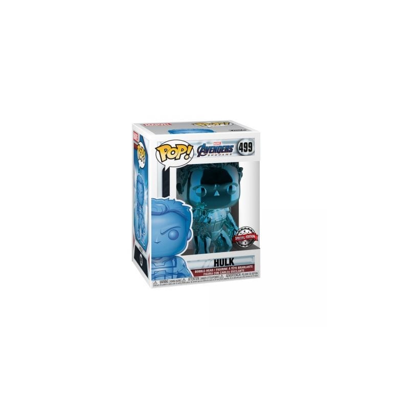 Hulk Blue Chrome Limitée - Avengers (499) - POP Marvel - Special Edition