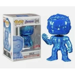 Hulk Blue Chrome Limitée - Avengers (499) - POP Marvel - Special Edition