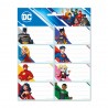 Étiquettes scolaires - Super Héros - Dc Comics