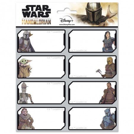 Étiquettes scolaires - The Mandalorian - Star Wars