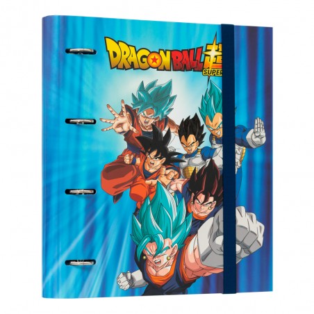 Classeur - 4 Anneaux - SS Bleu - Dragon Ball Super