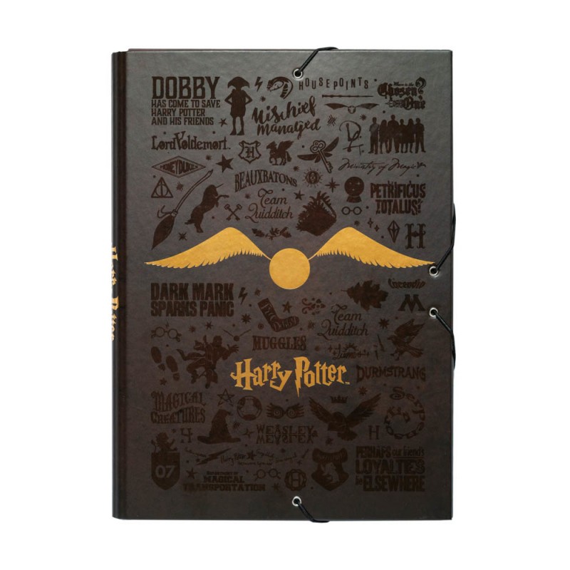 Chemise Cartonnée - Vif d'Or - Harry Potter