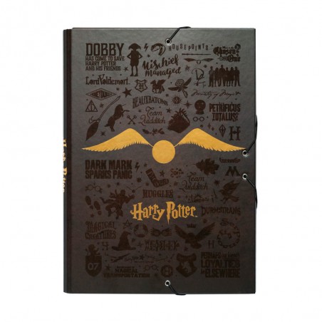 Chemise Cartonnée - Vif d'Or - Harry Potter