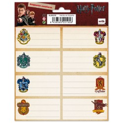 Étiquettes scolaires - Emblèmes - Harry Potter