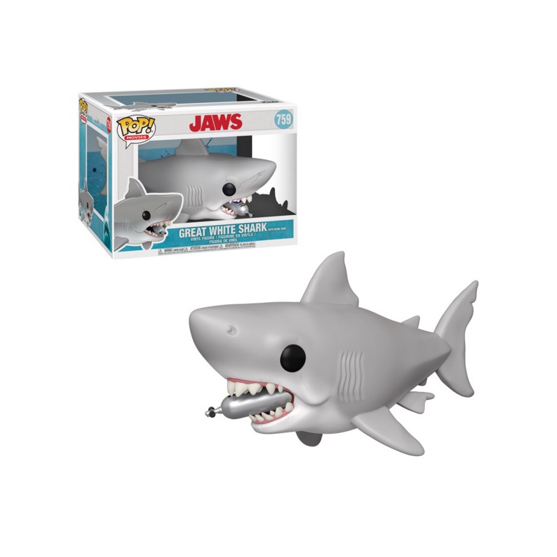 Jaws w/Diving tank - Jaws (759) - POP Movies - Oversize