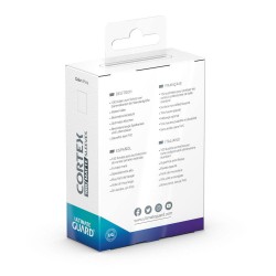 Protèges Cartes 100 pièces - Cortex - Standard - Blanc Matte