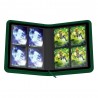 Zipfolio - Albums pour 160 Cartes - XenoSkin Vert