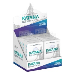 Protèges Cartes 100 pièces - Katana - Inner Sleeves - Standard - Transparent