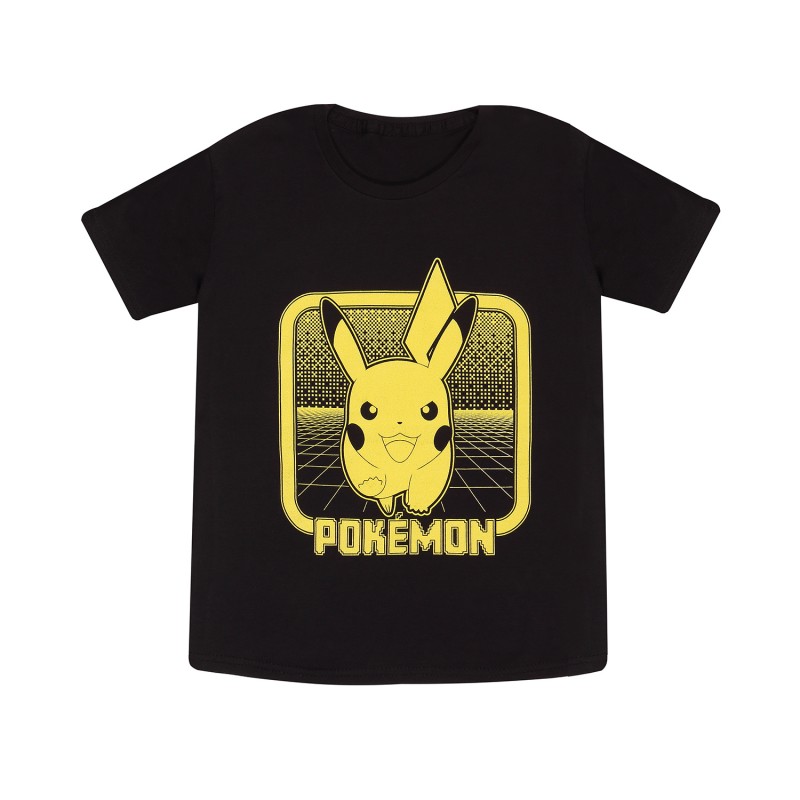 T-shirt - Pokemon - Retro Arcade - Pikachu - Unisexe 12-13 