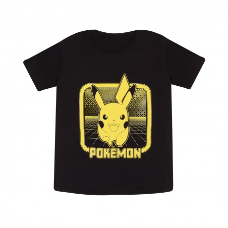 T-shirt - Pokemon - Retro Arcade - Pikachu - Unisexe 12-13 
