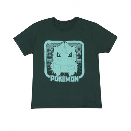 T-shirt - Pokemon - Retro Arcade - Bulbizarre - Unisexe 7-8 