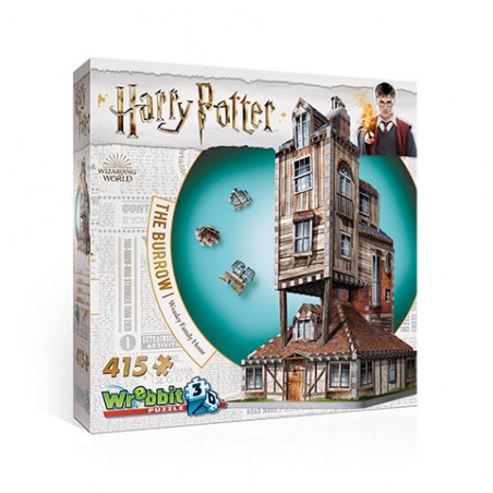 Puzzle 3D - Harry Potter - Le Terrier / La maison des Weasley - 415 pièces