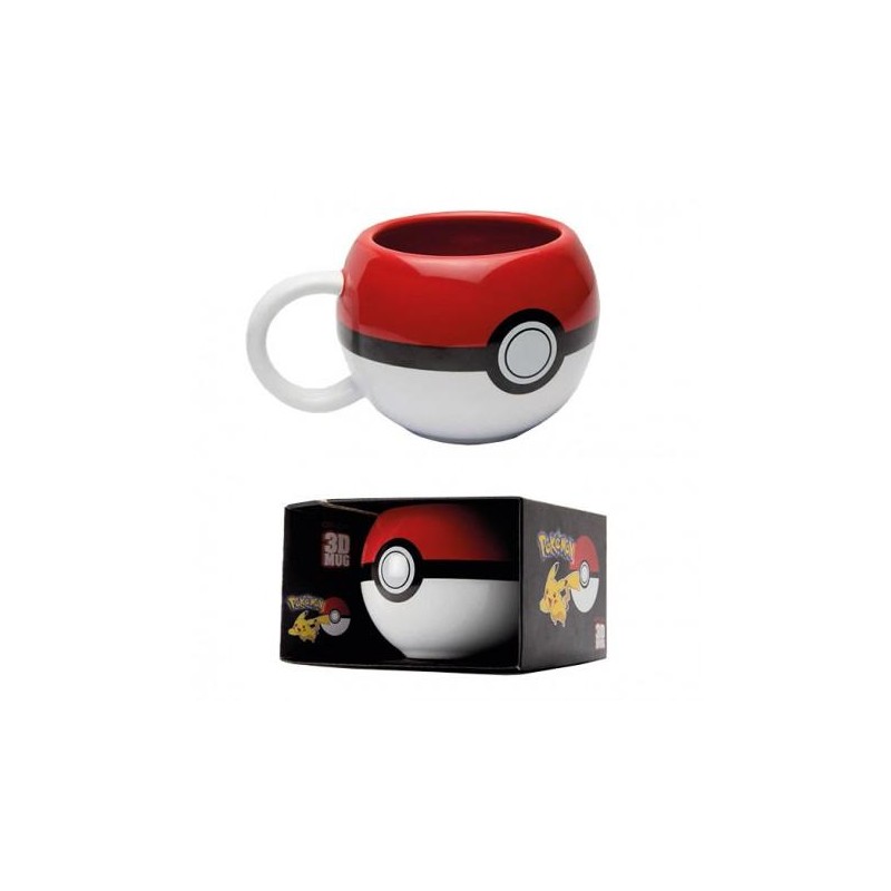 Mug 3D - Pokeball - Pokemon