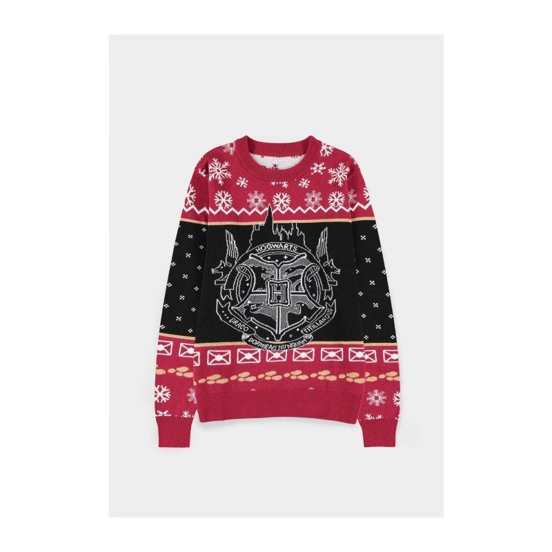 Pull de Noël - Harry Potter - Poudlard 4 maisons - S Unisexe 