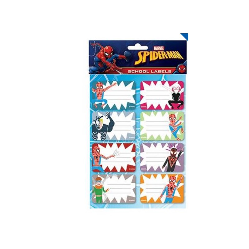 Étiquettes scolaires - Spiderman - Marvel