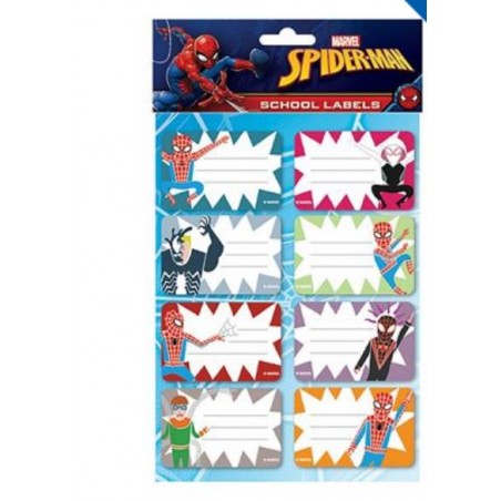 Étiquettes scolaires - Spiderman - Marvel