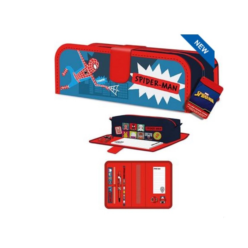 Ensemble de papeterie - Trousse - Hey There - Spider Man