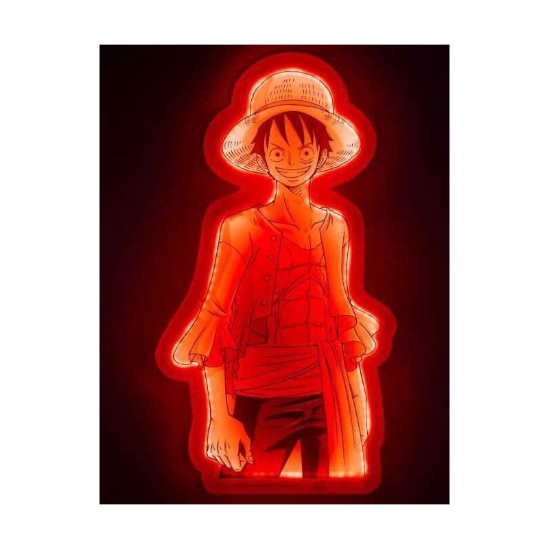 Neon mural - One Piece - Luffy