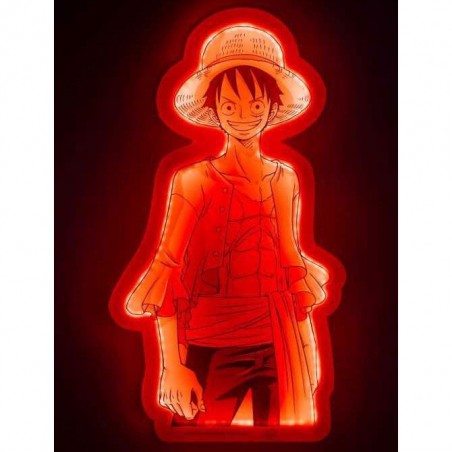 Neon mural - One Piece - Luffy