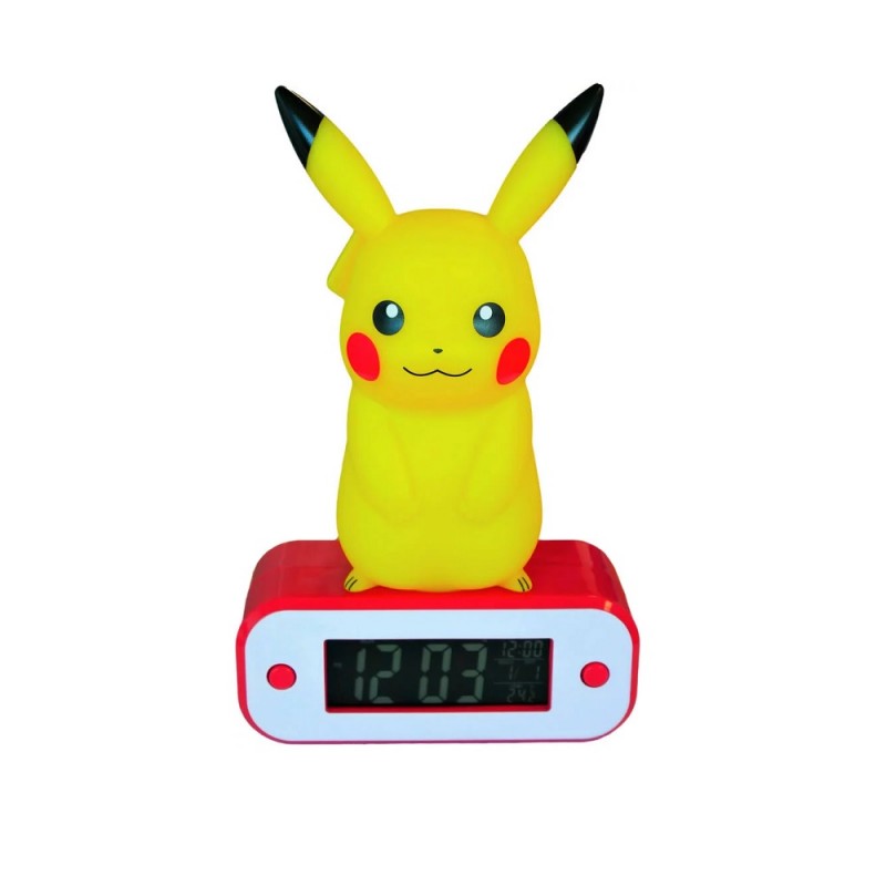 Réveil Numérique et Lampe LED - Pikachu - Pokemon