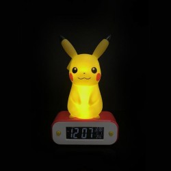 Réveil Numérique et Lampe LED - Pikachu - Pokemon