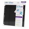 Pages Classeur Side-Loading - 24-Pocket (Noir) - (10ct)